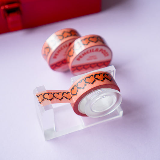 8-bit Hearts Washitape