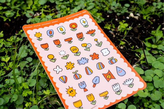 Flower Patch Gardening Sticker Sheet