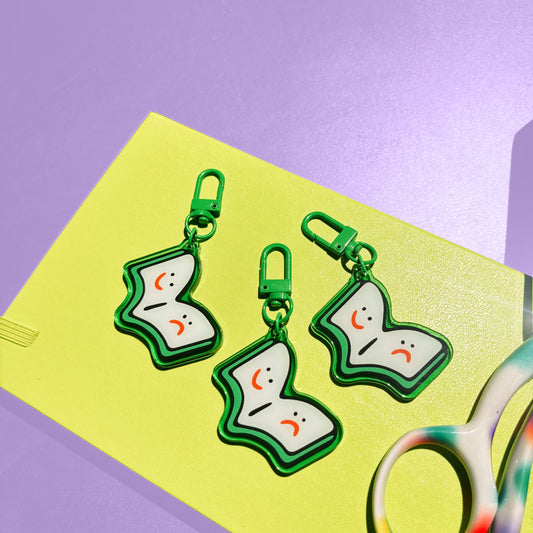 My Journal Has Feelings Too Acrylic Keychain