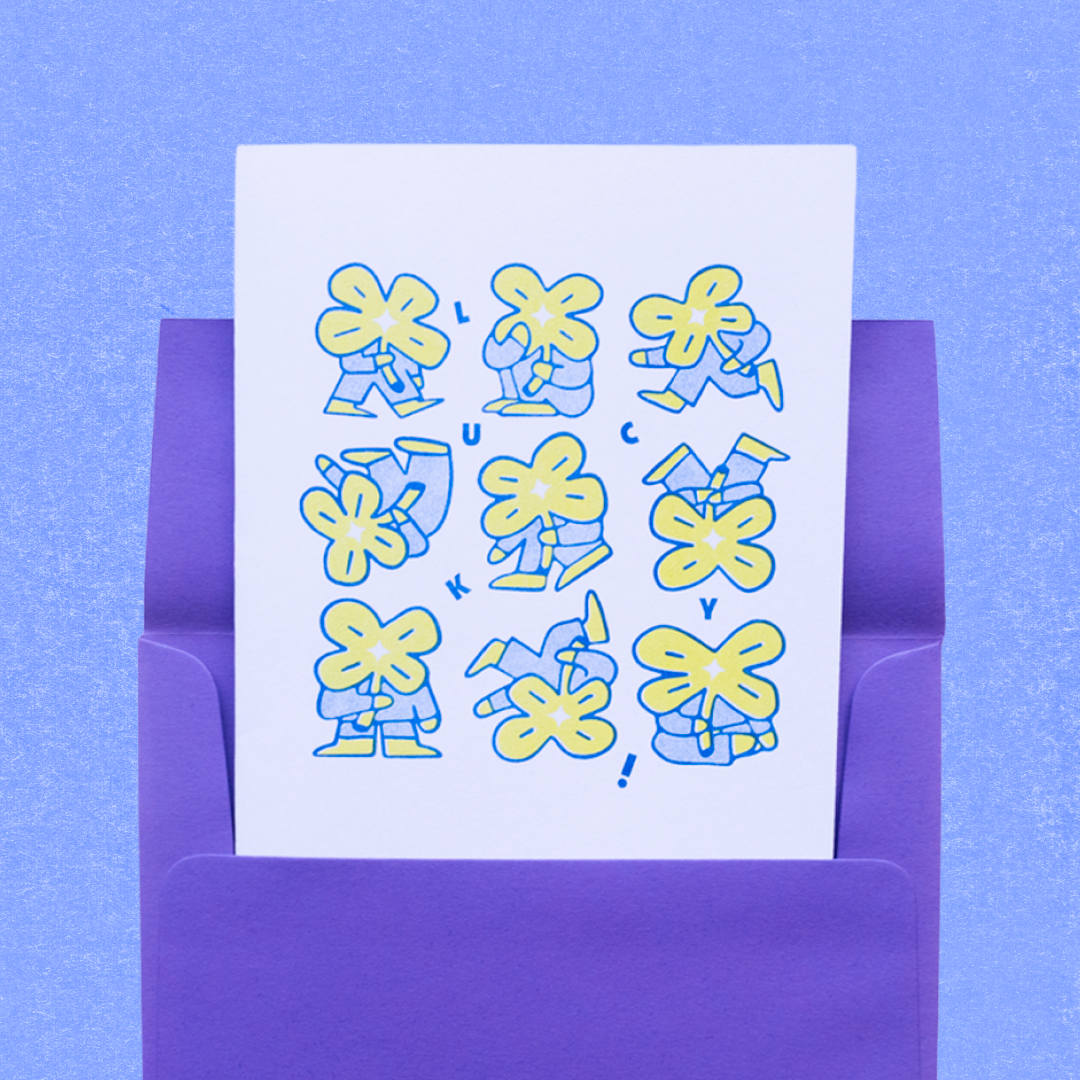 Lucky! Greeting Card