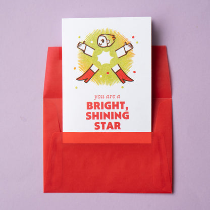 You are a Bright Shining Star Greeting Card