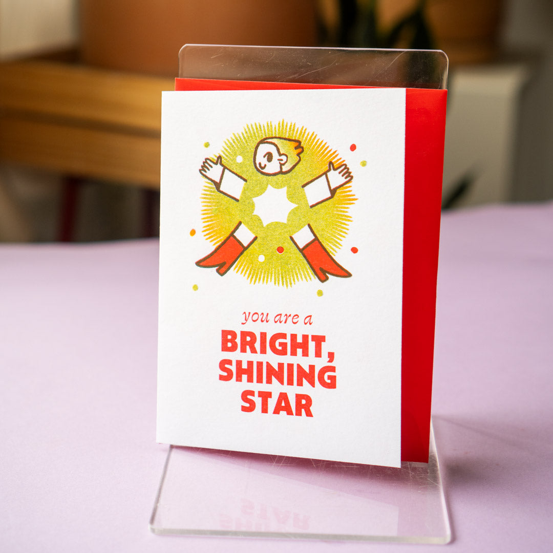 You are a Bright Shining Star Greeting Card