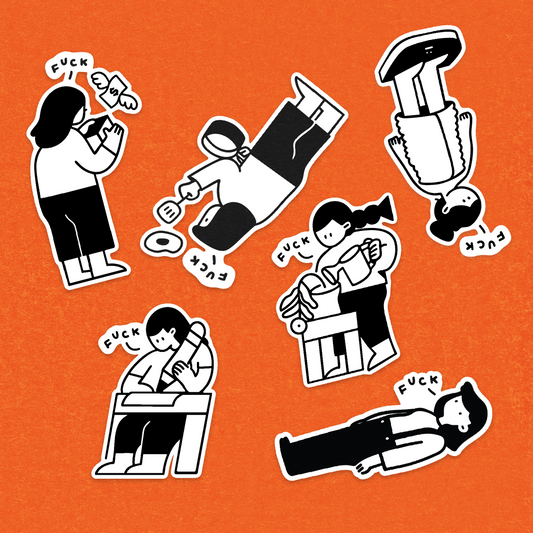 F*ck Sticker x6 Bundle