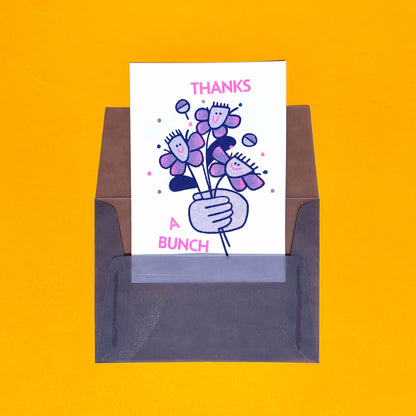 'Thanks a Bunch' Greeting Card