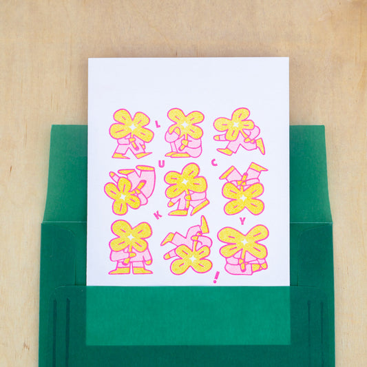 'Lucky!' Greeting Card