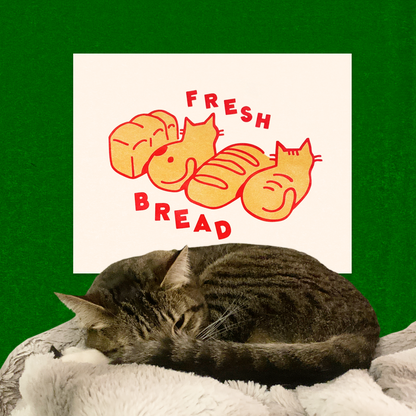 Fresh Bread Riso Print