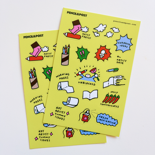 Artsy Fartsy Sticker Sheet