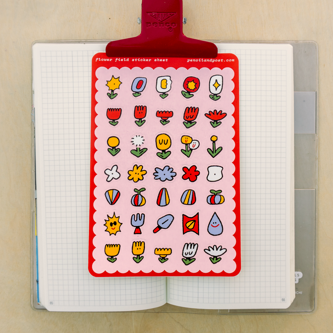 Flower Patch Gardening Sticker Sheet