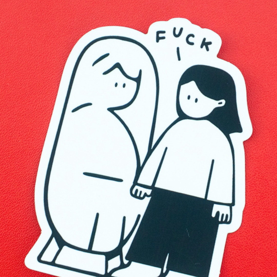 F*ck, Mirror Sticker