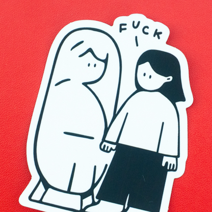 F*ck, Mirror Sticker