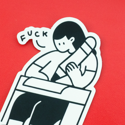 F*ck Creative Block Sticker