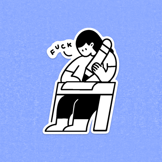 F*ck Creative Block Sticker