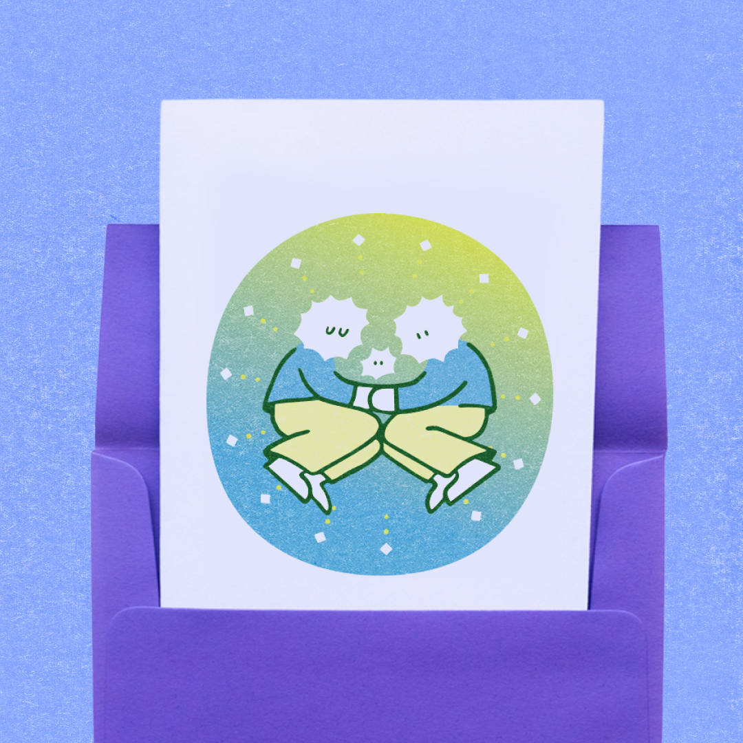 Star Cluster New Baby Greeting Card