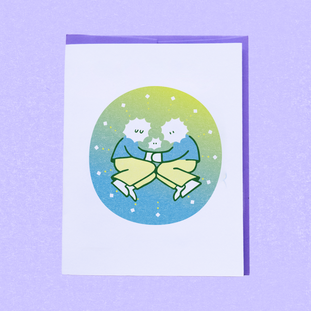Star Cluster New Baby Greeting Card