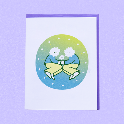 Star Cluster New Baby Greeting Card
