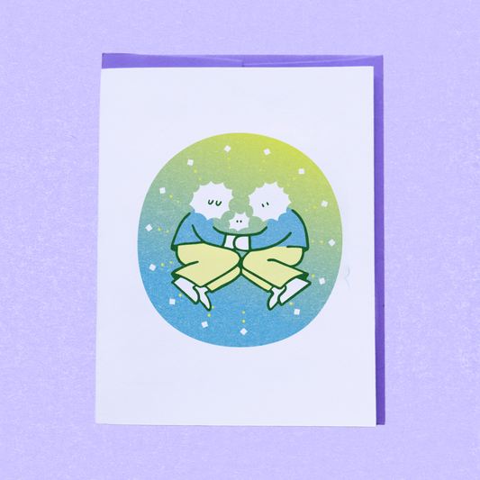 Star Cluster New Baby Greeting Card