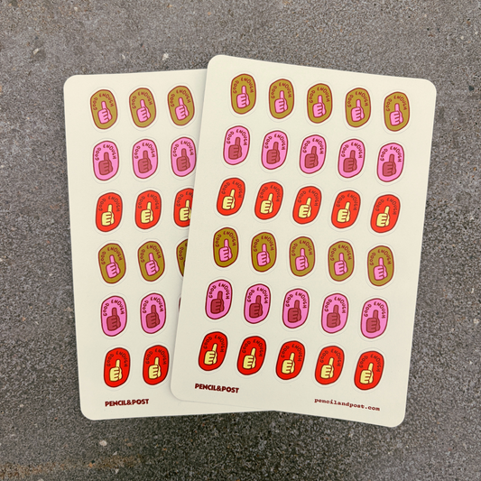 Good Enough Sticker Sheet