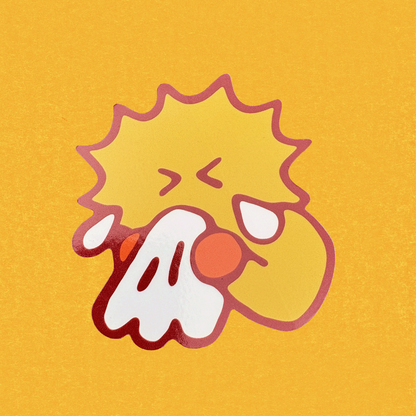 Crying Star Sticker