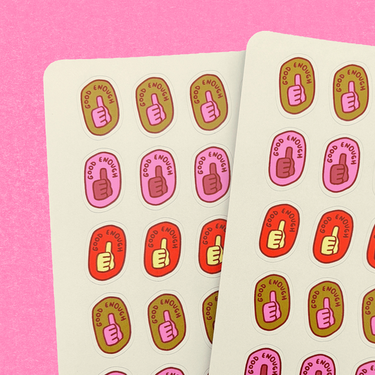 Good Enough Sticker Sheet