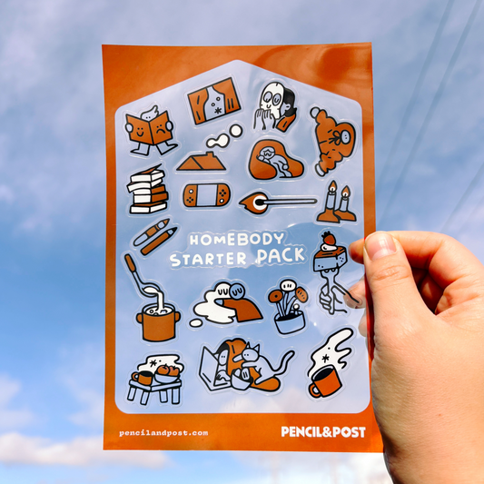 Homebody Starter Set Transparent Sticker Sheet