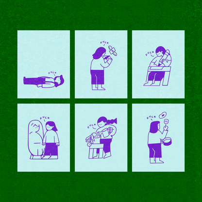F*ck Series Risograph Prints