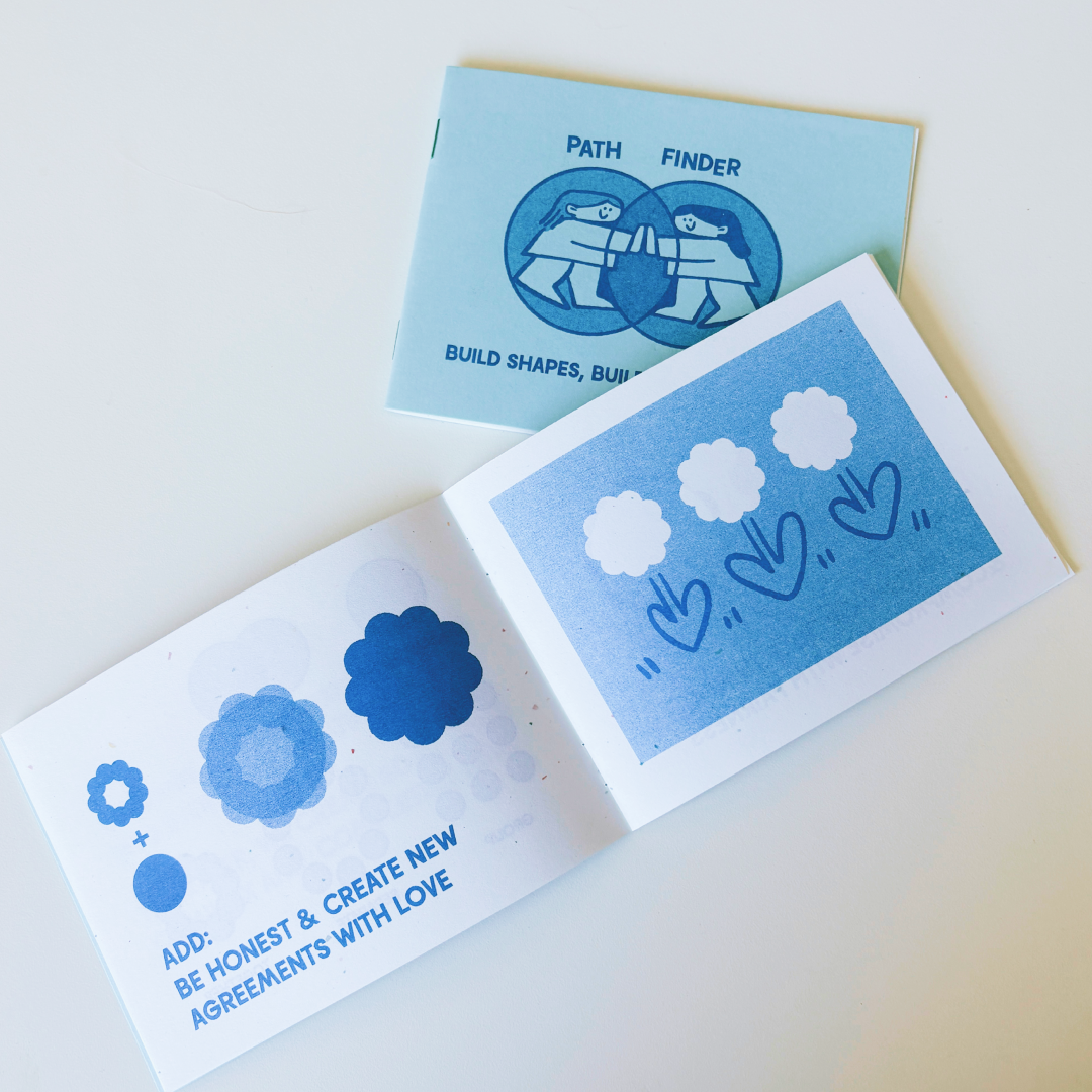 Pathfinder: Build Shapes, Build Relationships Riso Printed Zine