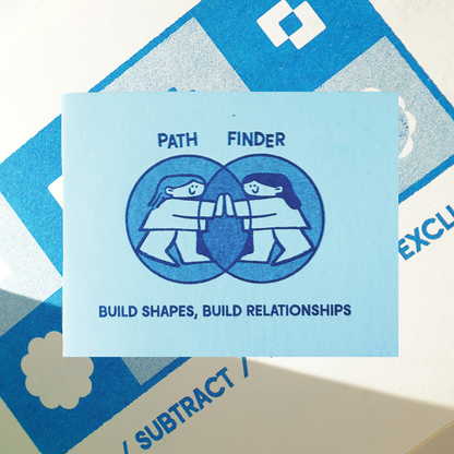 Pathfinder: Build Shapes, Build Relationships Riso Printed Zine